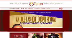 Desktop Screenshot of newbethelpbchurch.org
